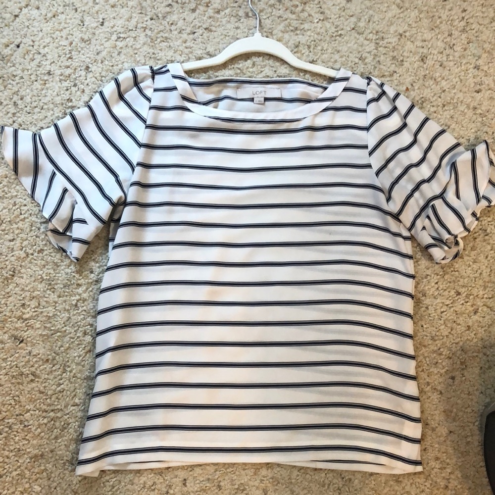 Loft striped top